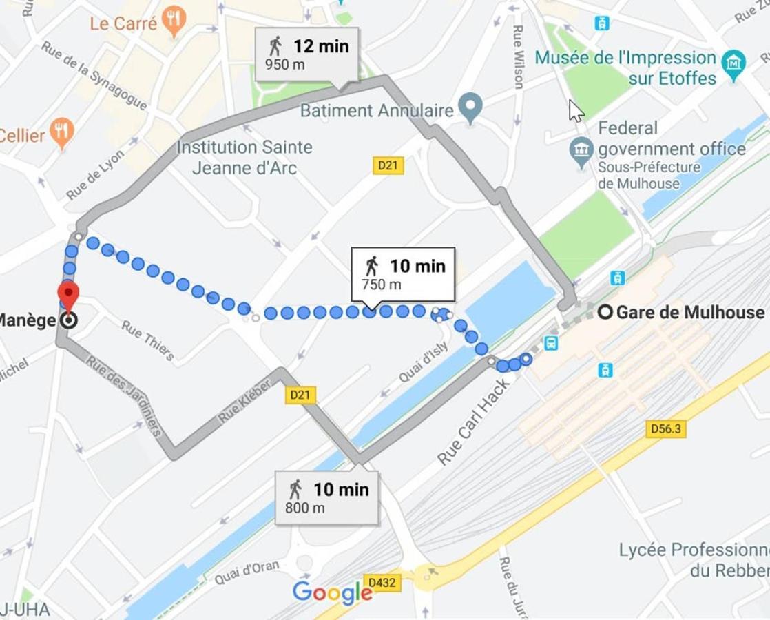 3P Cosy A Mulhouse, 55 M2 Apartment Exterior foto